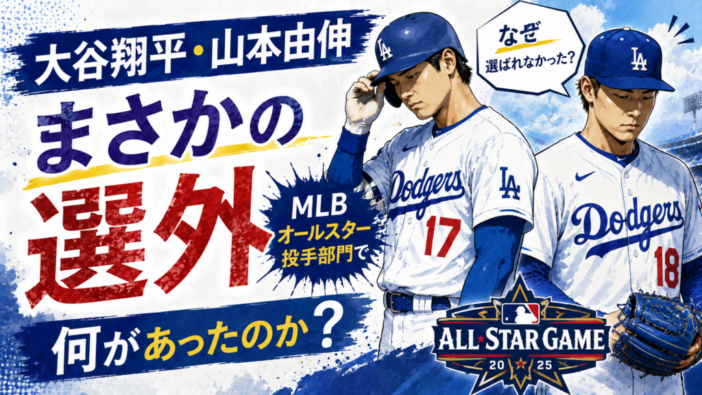 大谷翔平・山本由伸まさかの選外｜MLBオールスール投手部門で何が