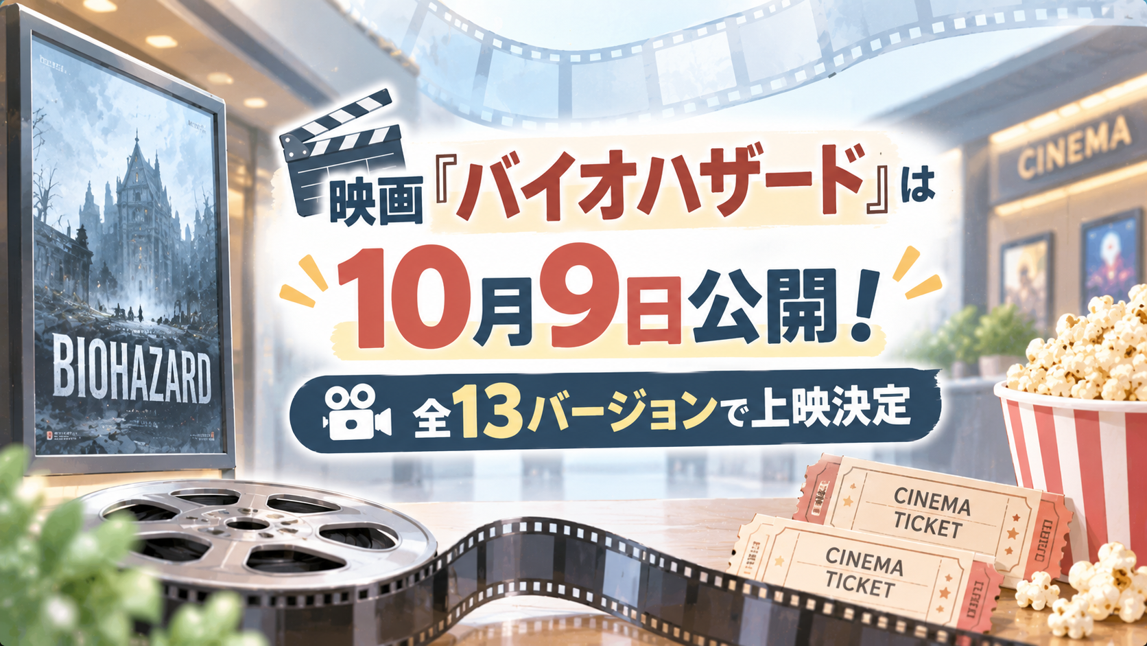 映画『バイオハザード』は10月9日公開！全13バージョンで上映決定
